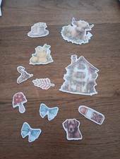 6X PAPER DIE CUTS FOR SCRAPBOOKING/JOURNALS MIXED PD101 