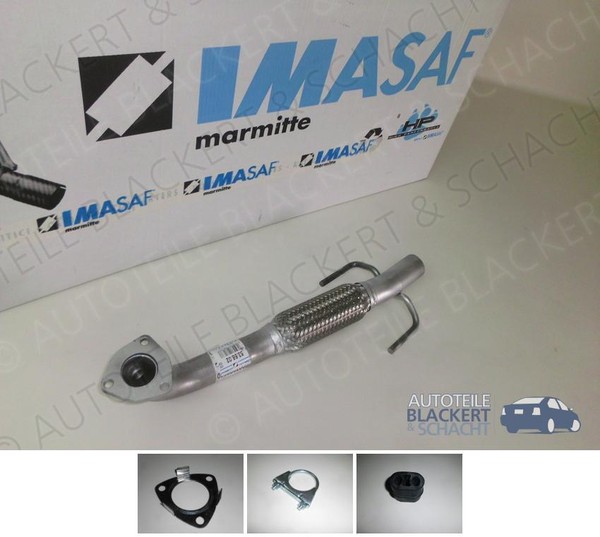 Imasaf Auspuff Flexrohr + Anbauteile für Opel Vectra C 2.2 16V 108KW + GTS 2002--image