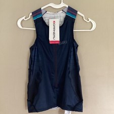 Louis Garneau Cycling Jersey Small Front Zip Sleeveless Pro Carbon Haut Pro NWT