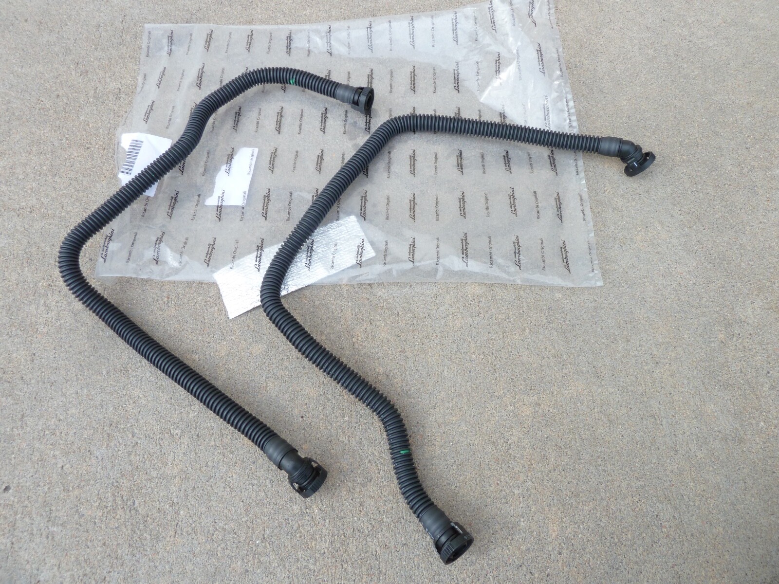 NEW Lamborghini Aventador OEM Blow by Pipes Insulation Kit Emissions System