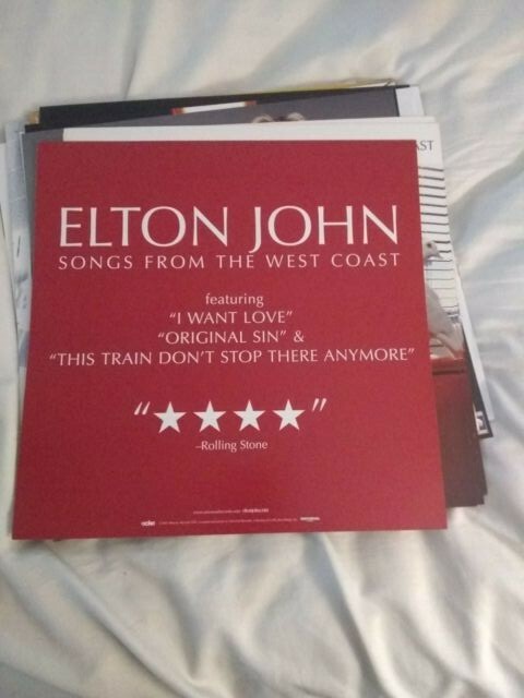ELTON JOHN - Vintage Promo poster 12 x 12 | eBay