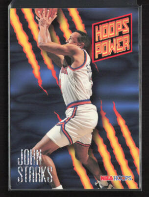 1994-95 Hoops #PR-36 John Starks Hoops Power (Stat Power Ratings)