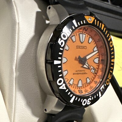 Seiko Monster Orange Men's Watch - SNM037 for sale online | eBay