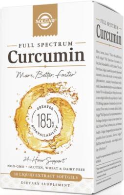 Solgar Vollspektrum Curcumin 185 Weichkapseln, 30