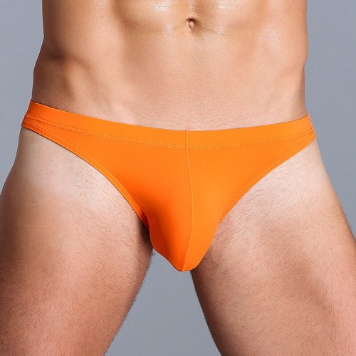 Ice Silk Underpant Mens Underwear Briefs Sports Low Waist Comfy Seamless Panties - Picture 17 of 20