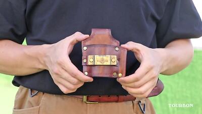 TOURBON Deluxe rundleer riem voor doe-het-zelf werkplaats