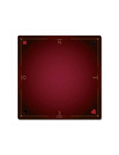 Tapis Cartes Prestige 60x60 Rouge Fr Wogamatwog014cr