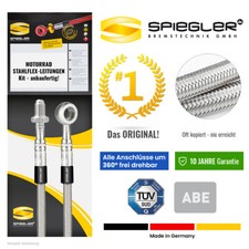 SPIEGLER Stahlflex-Bremsleitung für BMW R 10...