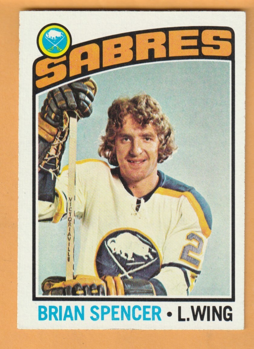Brian Spencer Buffalo Sabres 1976-77 Topps #191