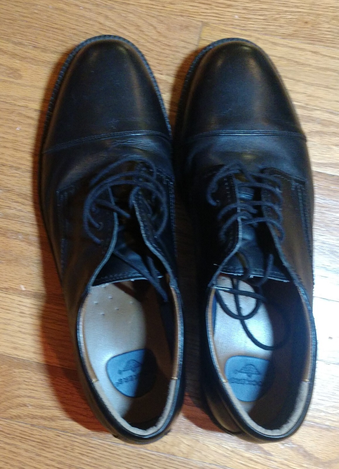 SAOLA Dockers Oxford Gordon Cap Toe scarpe da uomo in pelle 090 2214 nere taglia 16M usate in ottime condizioni