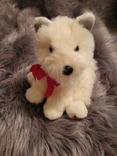 Commonwealth Westie Puppy Plush White Dog West Highland Terrier Gray Tip Ears