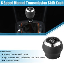 Schaltknauf für 6-Gang-Schaltgetriebe, für Toyota Corolla 2007-2013, Schwarz
