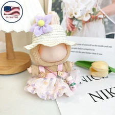 4PCS Set Doll Clothes&Outfits for Lufufu, Premium Fashion Dress with Accessories