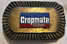 Vtg Cropmate Company Agriculture Farming Belt Buckle AS IS Finish Wear