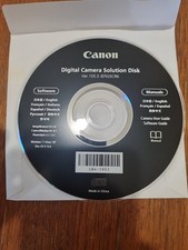Canon Digital Camera Solution Disk Ver 105.0 JEFIGSCRK Free Post
