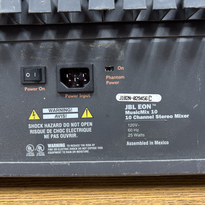 JBL EON MusicMix 1010 Channel Stereo Mixer | eBay