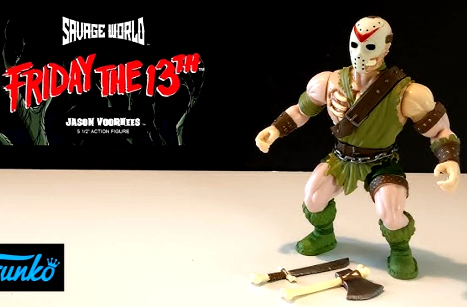 "Figura de terror Jason Voorhees Friday the 13th Savage World 5"" - Como nueva" Foto 2 de 4