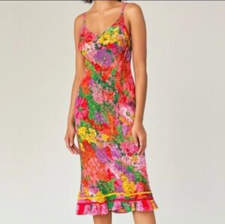 farm rio macaw midi dress Orange Fresh Macaws Midi Dress – FARM Rio