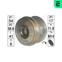 Generatorfreilauf ERA ZN5657 FüR Hyundai Santa FÉ 2 CM Ix35 LM EL ELH 3 DM DMA 1