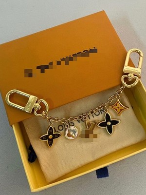 Multi-Charms Monogram Flower Bag Chain Key Holder