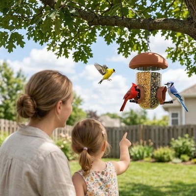 LONA-S610MAX Weatherproof Bird Feeder, 1.3L