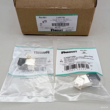 GENUINE Panduit Giga TX Cat6 jack White CJ688TGIW BOX OF 50. Free shipping  