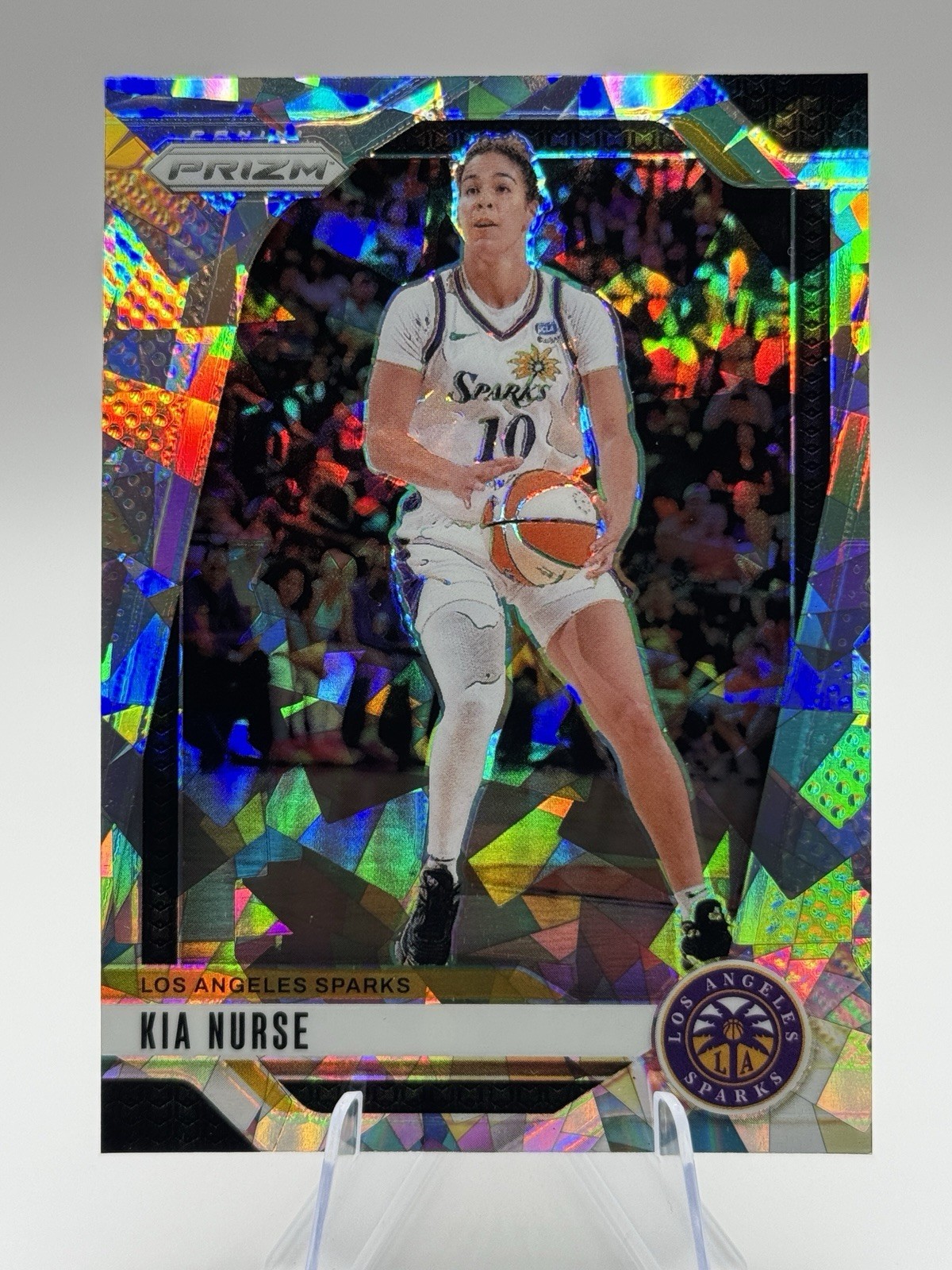 ❄️ 2024 WNBA Panini Prizm - Kia Nurse #129 Ice Prizm - Los Angeles Sparks view 3