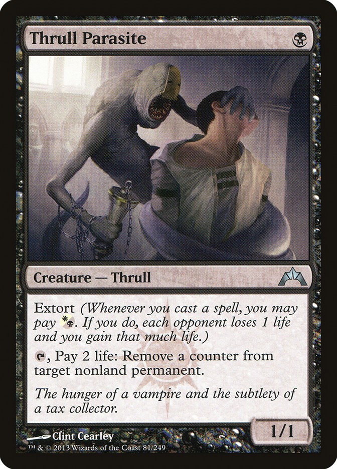 MTG Magic the Gathering Thrull Parasite (81/257) Gatecrash LP