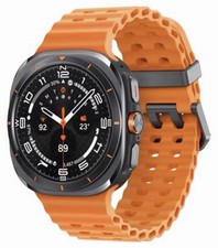 SAMSUNG Galaxy Watch Ultra 47mm LTE AI Smartwatch - Titanium Gray w/ Orange Band