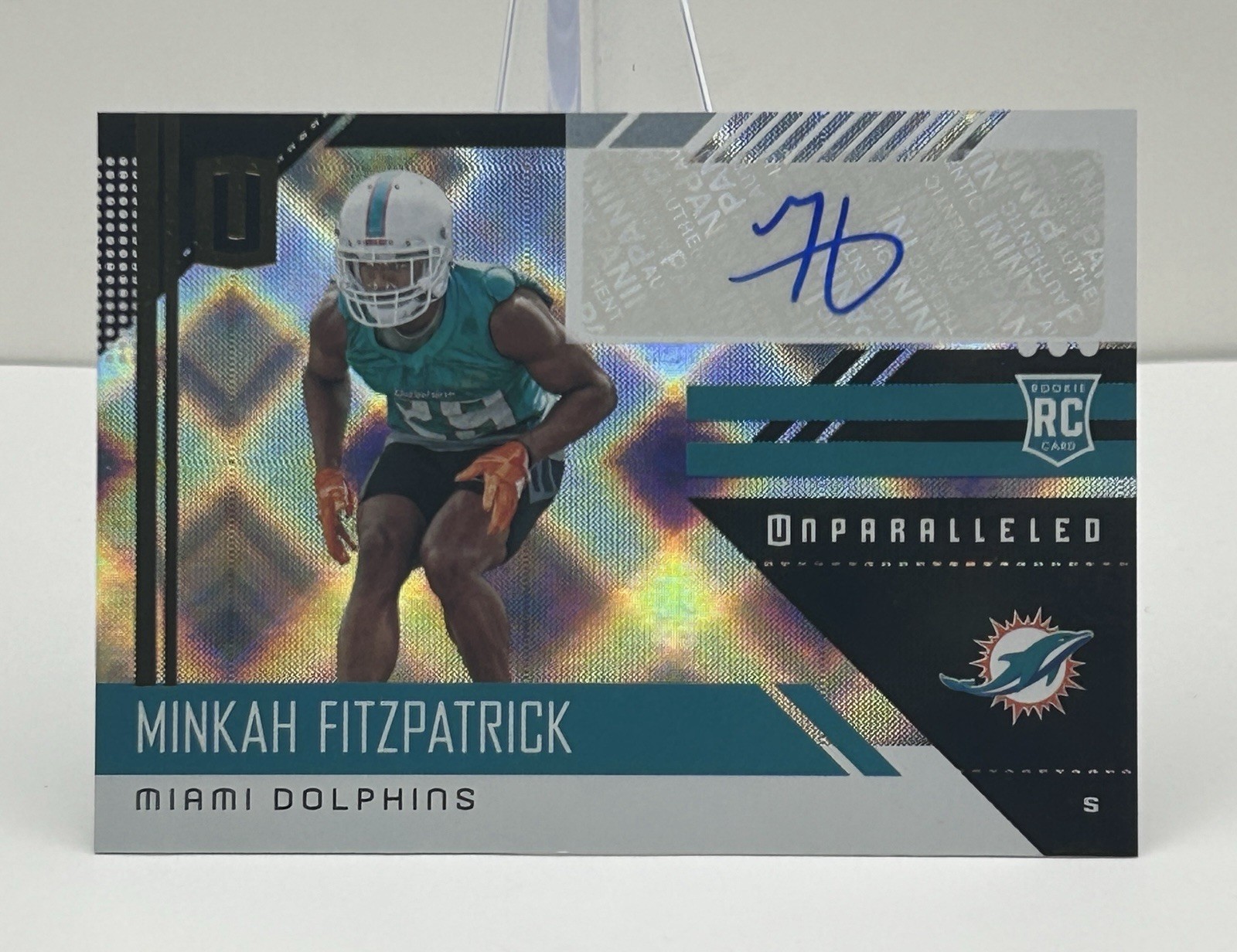 2018 Panini Unparalleled - Rookie Minkah Fitzpatrick #201 Signatures (AU, RC)