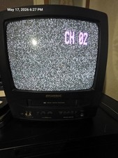Sylvania SSC132 Vintage Retro TV/VCR Combo Unit tv works VCR NOT WORKING  