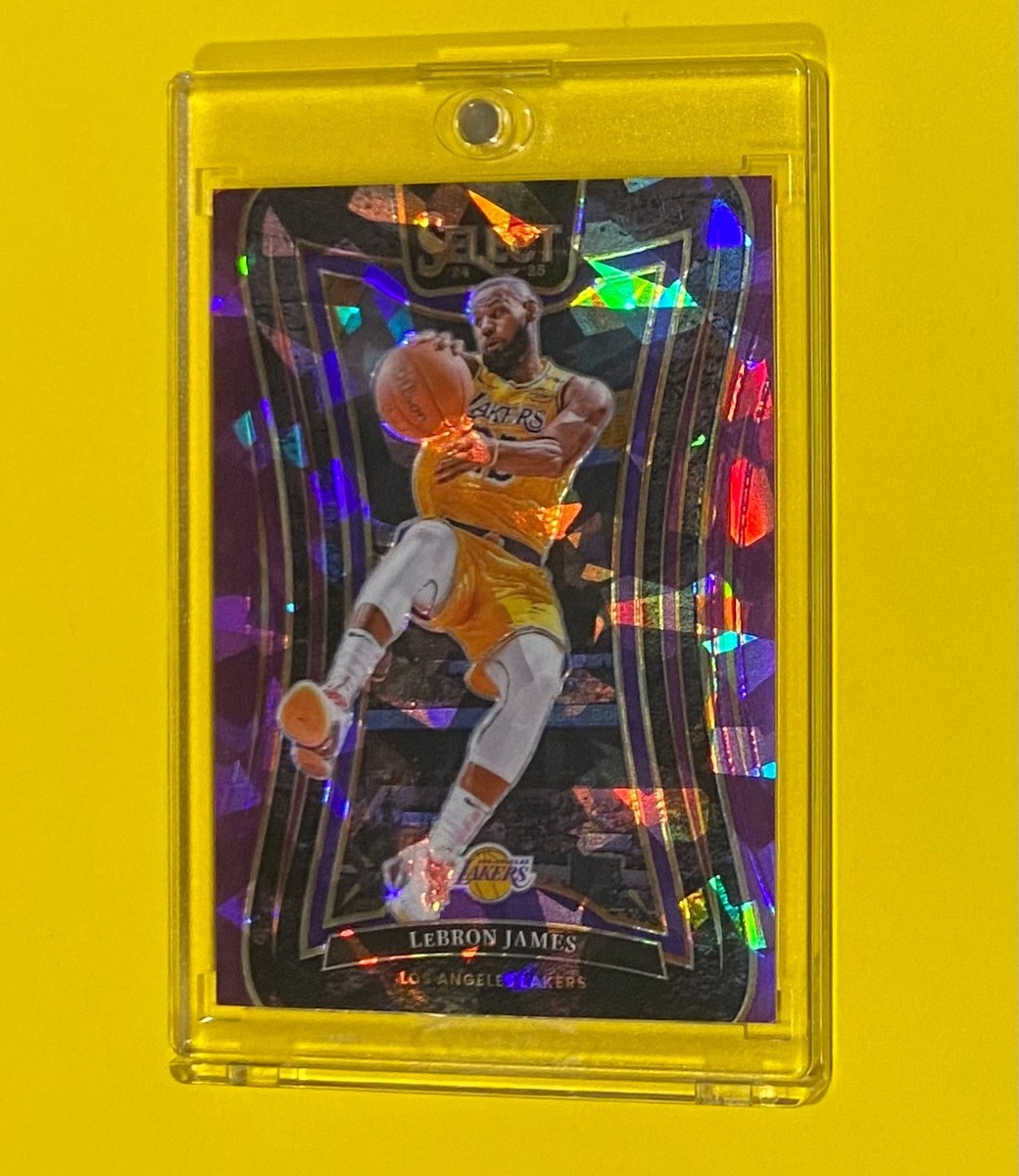 2024-25 Select LeBron James MEZZANINE PURPLE CRACKED ICE PRIZM /99
