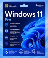 Microsoft Windows 11 Pro | Vollversion | Original | Sofortversand | DE-Support