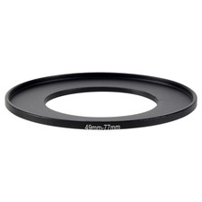 2X(Camera Lens Step 49mm-77mm Adapter Black V7J2)2091