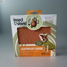 Insect Shield Lightweight Hoodie for Dogs Size S/M. Orange . New In Box.