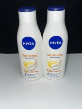 2 Pack NIVEA Skin Firming Sheer Hydration Body Lotion with Q10 Creatine 8.4 oz