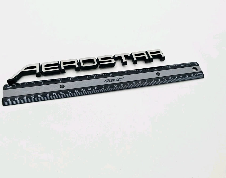 1992-1997 FORD AEROSTAR REAR GATE EMBLEM LOGO BADGE SYMBOL OEM - Image 2 of 3