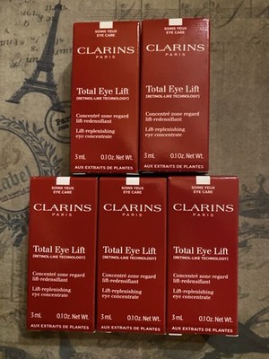 5  x  3 ml Clarins Eye Serum Total Eye Lift 15ml Dark Circles Fine Lines  Augen