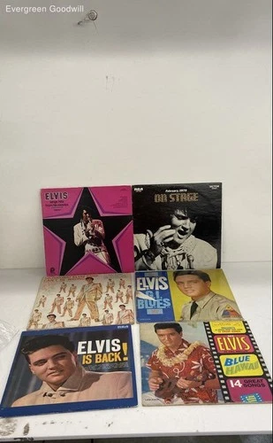 Lot of Elvis Vinyl Music Records