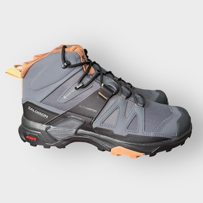 Salomon X Ultra 4 Mid GTX Women US 10 Black/Brown Waterproof Trail Hiking Shoes