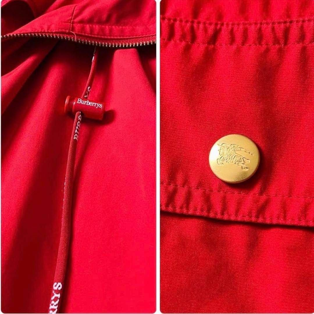 Burberrys Reversible Hooded Jacket w Down Liner Nova Check Red Size 40 thumbnail 11