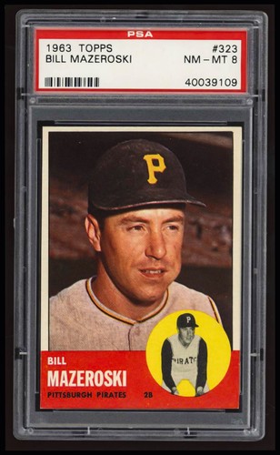 1963 Topps Bill Mazeroski #323 card