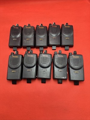 Lot Of 10 Motorola Mag One BPR40 Two-Way Radio-AAH84KDS8AA1AN /No Battery