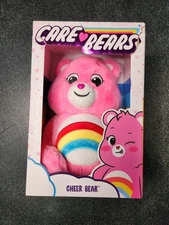 2020 Basic Fun Care Bears 14" Plush - Cheer Bear - NEW SEALED 