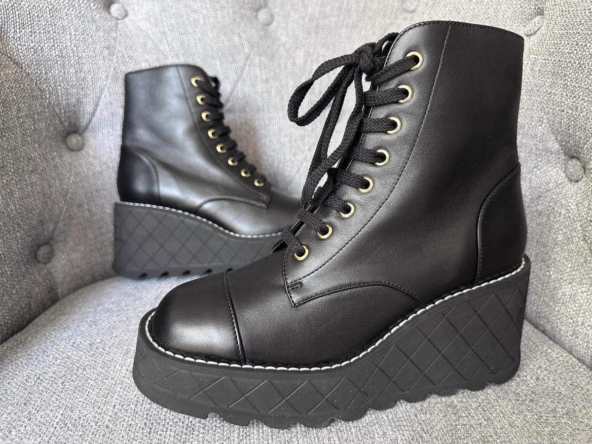 CHANEL Wedge Boots for Women for sale - eBay