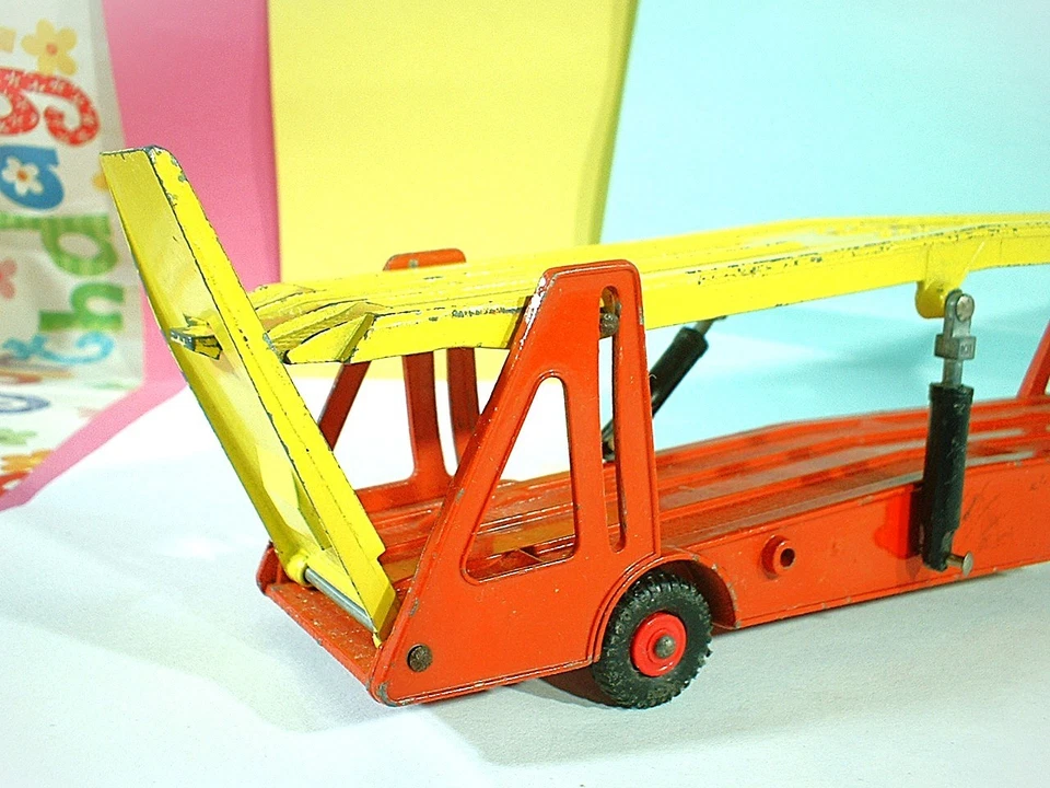 Matchbox King Size K 11 DAF Car Transporter 1969 Lesney Gelb Bastler - Bild 3 von 4