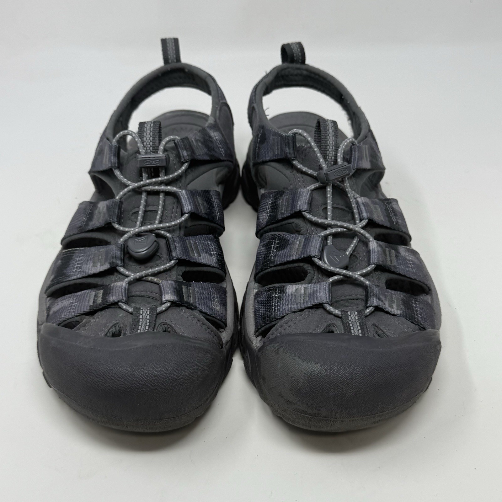 Sandali da pescatore Keen Newport H2 impermeabili uomo 9 5 grigi mimetici escursionismo campeggio