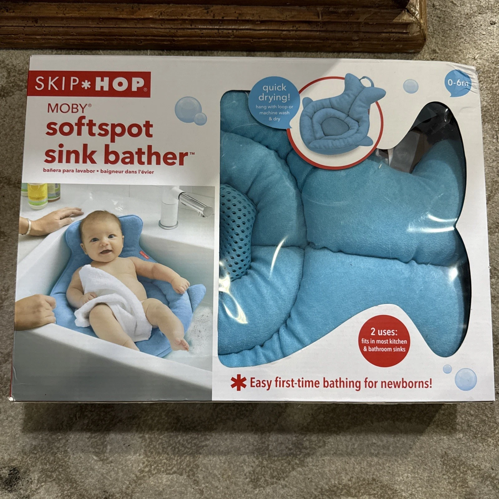 Skip Hop Moby Soft Spot Sink Bather Bath NIB
Opens in a new window or tab