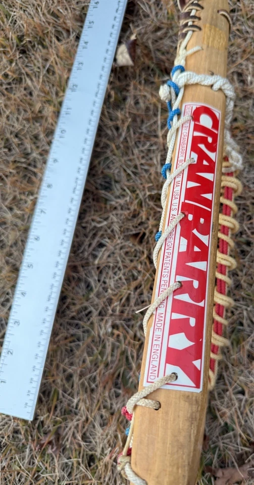 Vintage Cranbarry Wooden Lacrosse Stick  T. S. Hattersley's Viktoria 43 in - Image 2 of 4