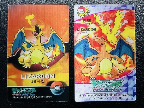 Pokemon Card Limited Candy Toy Charizard 2 Card Set AG Legend